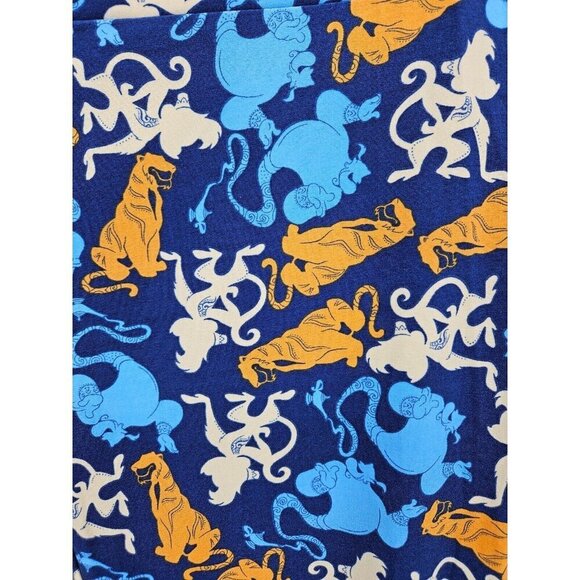 NWOT Lularoe Disney TC Leggings Tall Curvy Plus Aladdin  Genie Rajah Abu - Picture 1 of 5